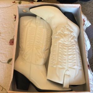 White Cowboy Boots